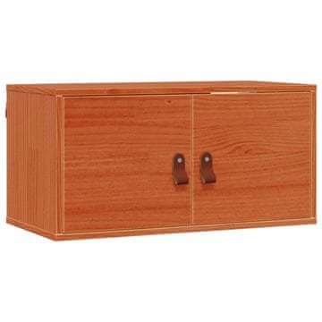 Vidaxl Omarica na steni s polico 2 szt. Voskast rjav 60 x 30 x 30 cm