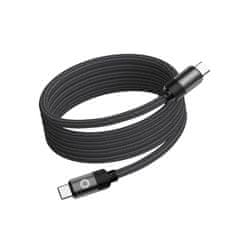 Mobile-origin podatkovni kabel, magnetni, USB-C na USB-C, 60 W, 1 m (MC2-USBC-1M-BLK)