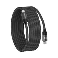 Mobile-origin podatkovni kabel, magnetni, USB-C na USB-C, 60 W, 1 m (MC2-USBC-1M-BLK)