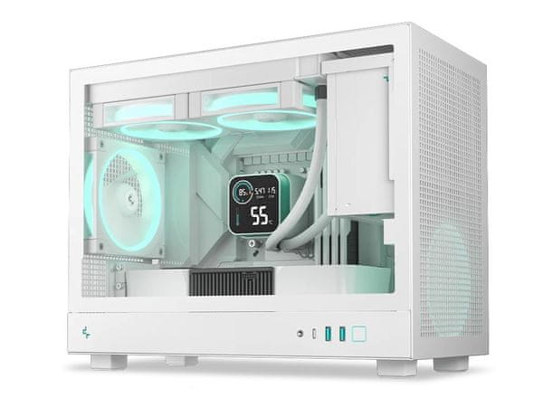 Kompaktno ohišje DeepCool CH160 Plus WH