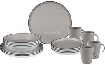 Brunner 16 delni set krožnikov iz melamina ICONIC COMPACT