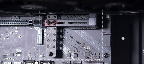Opora za grafično kartico Lian Li GPU GB-002X, črna