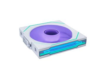 Lian Li UNI FAN SL-INF Wireless ventilator za ohišje, Reverse Blade ARGB, 1700 RPM, 73,8 CFM, beli (G99.14RSLIN1W1W.00)