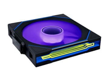 Lian Li UNI FAN SL-INF Wireless ventilator za ohišje, Reverse Blade ARGB, 1700 RPM, 73,8 CFM, črni (G99.14RSLIN1W1B.00)