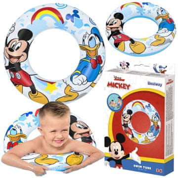 Disney DISNEY Mickey Mouse Napihljiv plavalni obroč za otroke, obroč za bazen 56 cm
