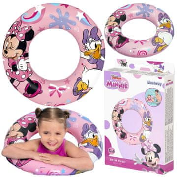 Disney DISNEY Minnie Mouse Napihljiv plavalni obroč za otroke, obroč za bazen 56 cm