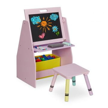 Northix Otroški regal s tablo