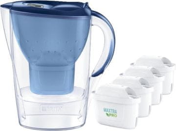 Brita BRITA Marella XL modri filter vrč + 4 kartuše MAXTRA PRO Pure Performance