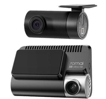 70mai Video snemalnik + zadnja kamera 70MAI 4K A800SE 4G Ready kamera RC22 črne barve