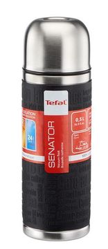Tefal Termovka TEFAL K3064214 SENATOR JEKLO SILICIJ ČRNE barve 0,5 L