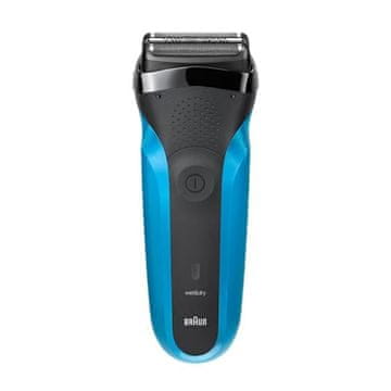 Braun Braun Series 3 310S električni brivnik za mokro in suho britje, moder
