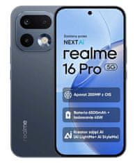 realme Pametni telefon 16 Pro 5G 8 GB/256 GB siv