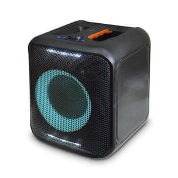 Nedis Zabavni zvočnik / 150 W moči/ Bluetooth/ 5 ur delovanja baterije/ ročaj/ luč za zabavo/ izenačevalnik