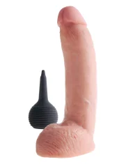 King Cock DILDO King Cock Squirting With Balls Light 9''