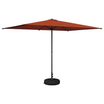 Vidaxl Vrtna senčnica z osnovo 200 x 300 cm Poliester Pravokotna