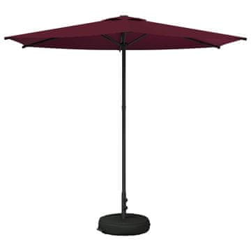 Vidaxl Vrtna senčnica z osnovo 270 x 270 cm Poliester Pravokotna
