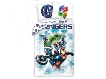 Halantex Reverzibilne bombažne rjuhe Halantex AVENGERS, 140/200+70/90, AV-01BL