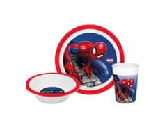 KIDS LICENSING Otroška plastična posoda, SPIDERMAN Micro, krožnik, skleda, skodelica, 840456