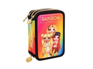 Astra Rainbow High Golden Style AC31 šolska torbica za svinčnike z dodatki, 503022063