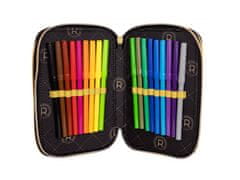Astra Rainbow High Golden Style AC31 šolska torbica za svinčnike z dodatki, 503022063
