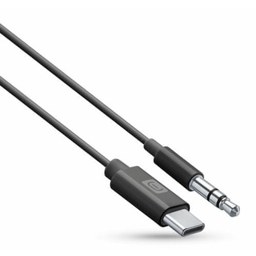 Cellularline USB-C v 3,5 mm AUX avdio kabel 1m
