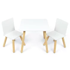 Arditex Otroška lesena miza + 2 stola Arditex Kids, AR16732