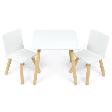 Arditex Otroška lesena miza + 2 stola Arditex Kids, AR16732