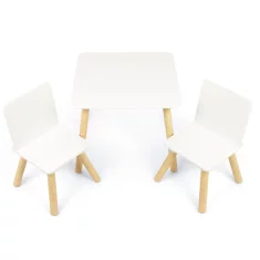 Arditex Otroška lesena miza + 2 stola Arditex Kids, AR16732