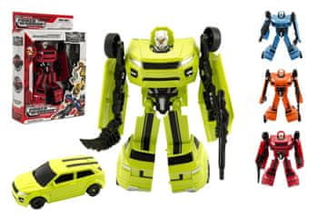 Teddies Transformer avto/robot iz plastike 18cm 4 barve