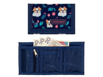 Astra Otroška denarnica na velcro AstraBAG Dear Puppy, 504026002