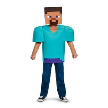 Epee Kostum Minecraft Steve za otroke, 10–12 let
