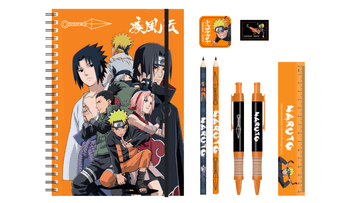 Epee Šolski set Naruto A4 z dodatki in peresnico DPL8