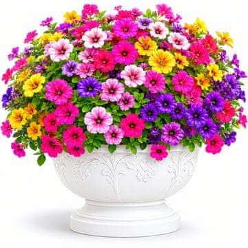 HOME & MARKER® Umetne rože za dekoracijo, 6 kosov, realističen videz, UV odporne, za notranjo in zunanjo uporabo | ARTIFLOWERS