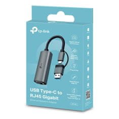 TP-Link UE310C USB Type-C/A na RJ45 Gigabit Ethernet LAN adapter