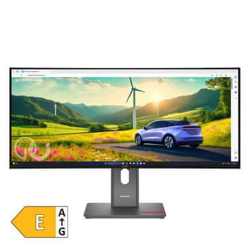 Lenovo ThinkVision P34WD-40 86,36cm (34") UWQHD IPS 120Hz DP/HDMI/USB-C zvočniki ukrivljen monitor 64ADGAT1EU