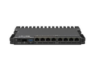 Mikrotik RB5009UPr+S+IN Kompakten usmerjevalnik z 9 priključki in PoE podporo