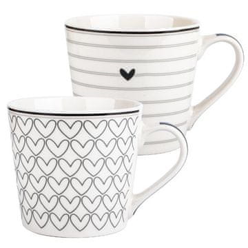 Toro Keramični vrč 400 ml srce MIX motivov