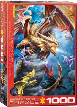 EuroGraphics Puzzle Zmajev klan 1000 kosov