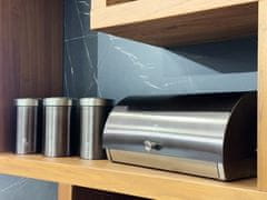 Berlingerhaus Posoda za kruh in komplet kozarcev BH-6732 za hrano 4 kosi Carbon PRO Line
