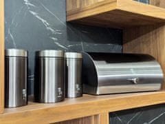 Berlingerhaus Posoda za kruh in komplet kozarcev BH-6732 za hrano 4 kosi Carbon PRO Line