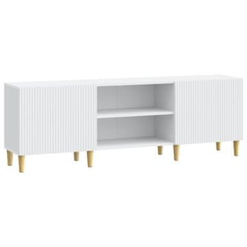 Vidaxl TV omarica Bela 150 x 31 x 50 cm Inženirski les