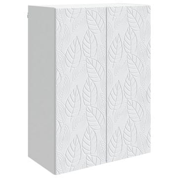 Vidaxl Omara za steno Bela 66 x 34,5 x 90 cm Inženirski les