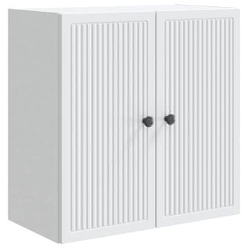 Vidaxl Omara za steno Bela 59 x 31 x 60 cm Inženirski les