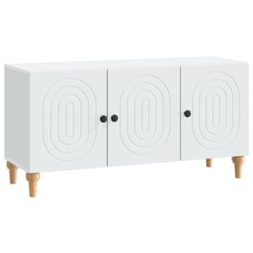 Vidaxl TV omarica Bela 99 x 34,5 x 50 cm Inženirski les