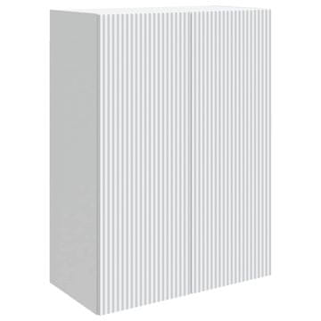 Vidaxl Omara za steno Bela 66 x 34,5 x 90 cm Inženirski les