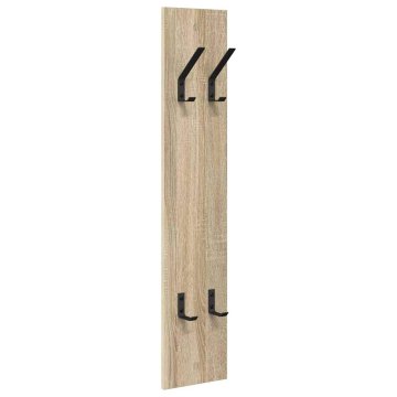 Vidaxl Nadwyčajna obešalnik za plašče sonoma hrast 20 x 1.5 x 100 cm