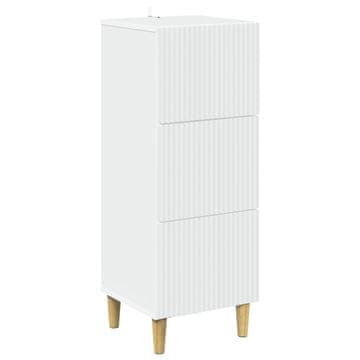 Vidaxl Predalna omara Bela 33 x 34,5 x 90 cm Inženirski les