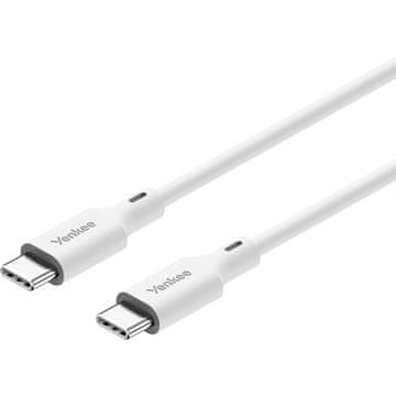 Yenkee YCU C115 WH SILIC USB C-C / 1,5 m