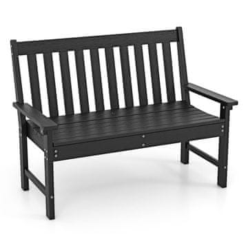Northix Vrtna klop HDPE 132 cm odporna na vreme za 2 sedeža