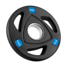 Rebel Komplet olimpijskih uteži iz litega železa, 4 x 2,5 kg, 10 kg, 51 mm plošče
